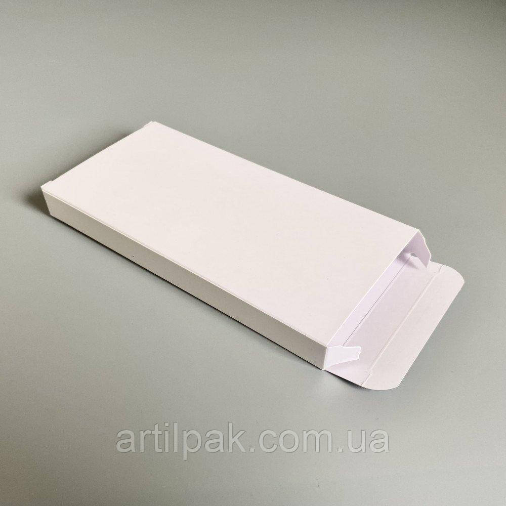 Коробка під плитку шоколаду 160*80*15 біла, фото 1