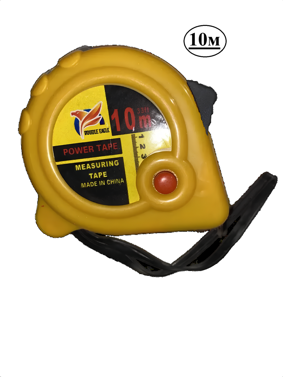 Рулетка ЖОВТА Measure Tools 10 метрів 12шт/уп, фото 1