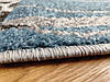 Сучасний овальний килим в блакитному кольрі AQUA 02578B BLUE-L.GREY, фото 4