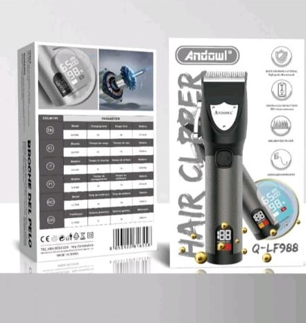 Тример акумуляторний для стрижки волосся Q-LF988 для бороди та вусів машинка