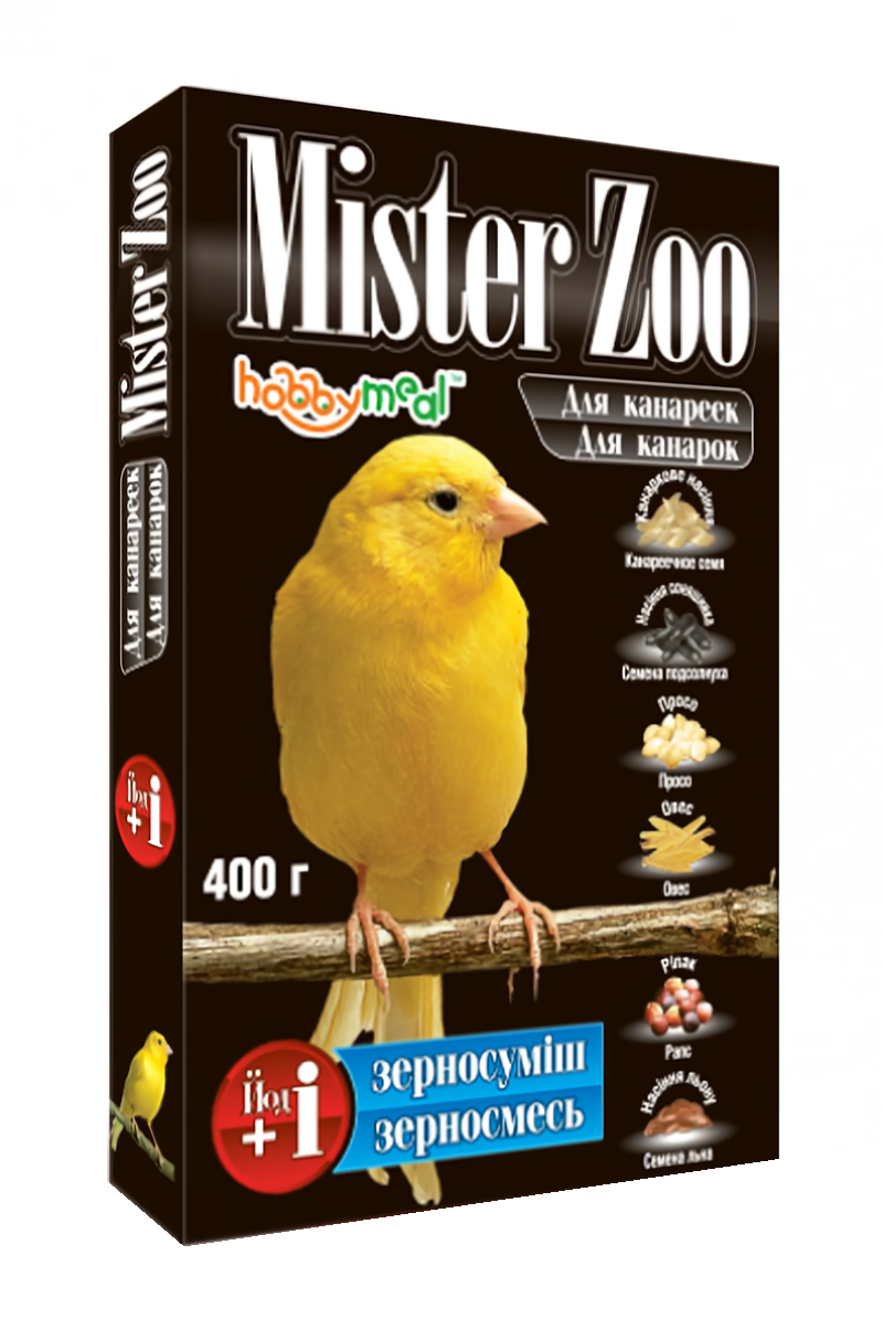 Корм для канарок Містер Зоо 400 г, O.L.KAR