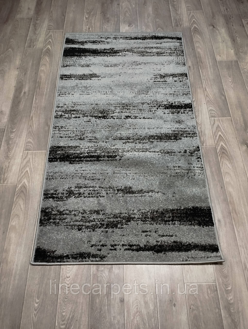 Сучасний килим в сірому кольрі Camino 02576A L.GREY-D.GREY