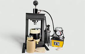 Прес для олії 30 тонн 4 літри капролон + вставка 2 л маслостанція OilExpress