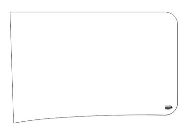 Скло лобове КРАЗ-250, КРАЗ-6510 (905х603), фото 1