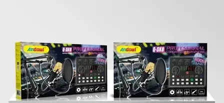 Студійний конденсаторний мікрофон Q-SK8 зі стійкою пантографом та фільтром для низьких частот, фото 2