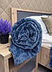 Плед-покривало 200х230 см (+-5см) Soft Night Синій (87-137), фото 9