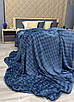 Плед-покривало 200х230 см (+-5см) Soft Night Синій (87-137), фото 7