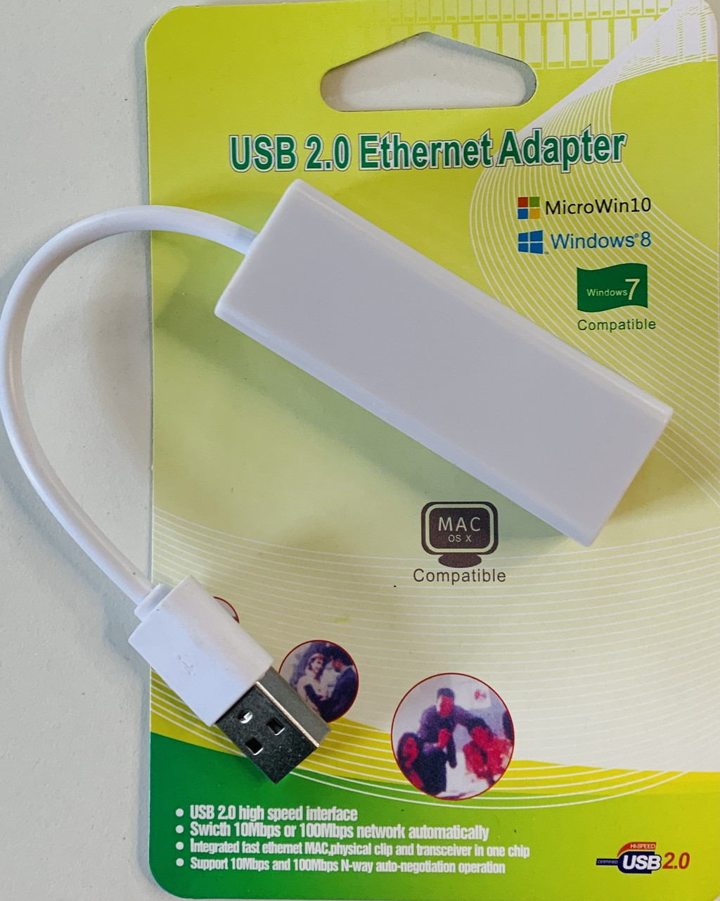 Зовнішній мережевий адаптер USB LAN ethernet