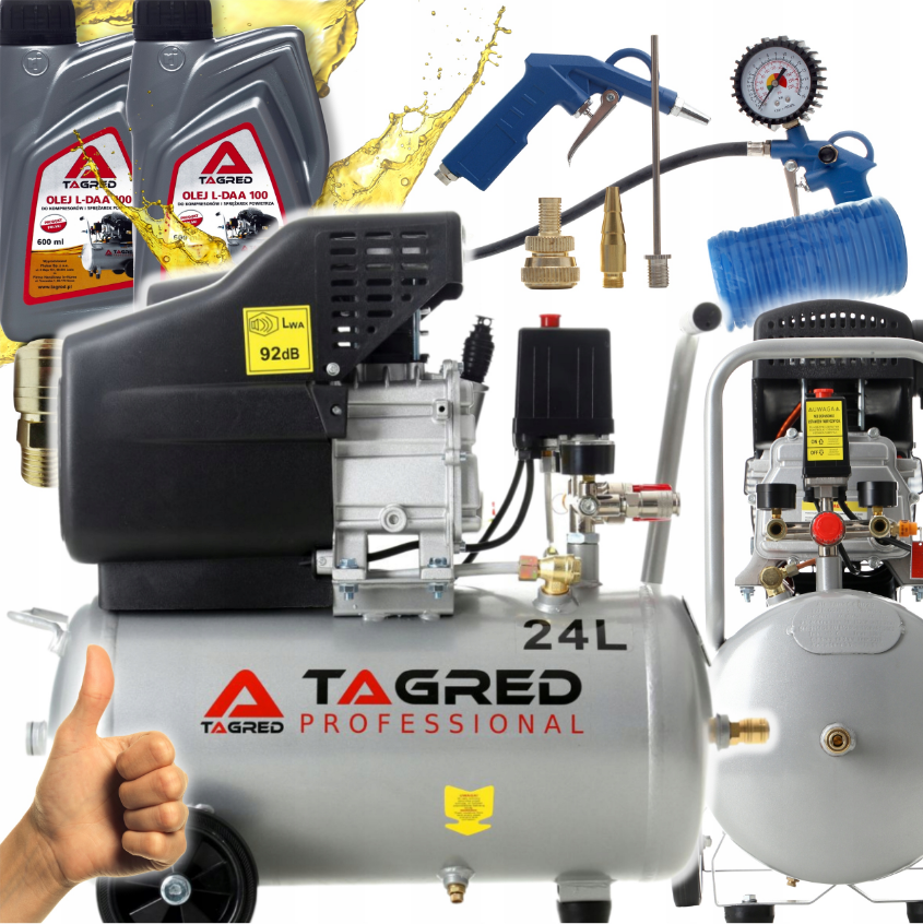 Оливний компресор Tagred TA300NTA104 24L 9Bar