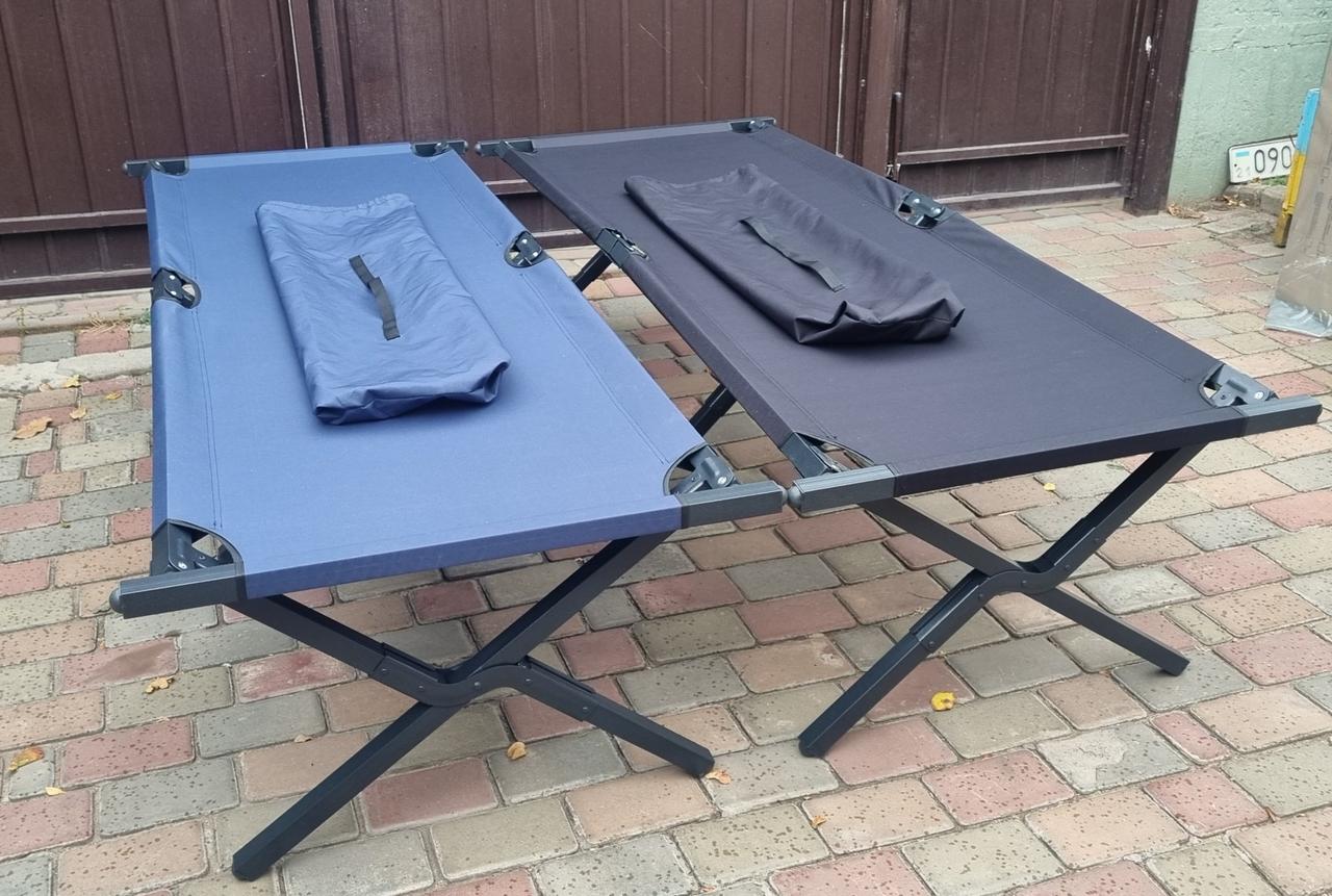 Армейська розкладачка НАТО — посилена до 200 кг натовська розкладачка сталь, фото 1