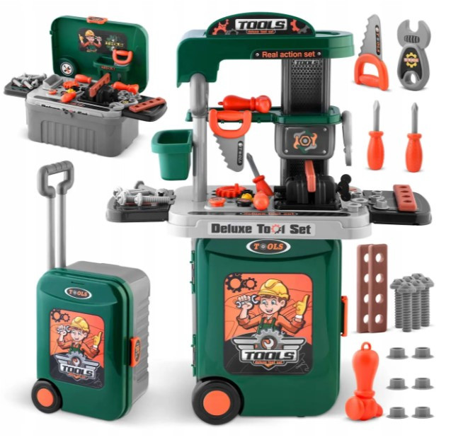 Дитяча валіза з інструментами "TOOLS"