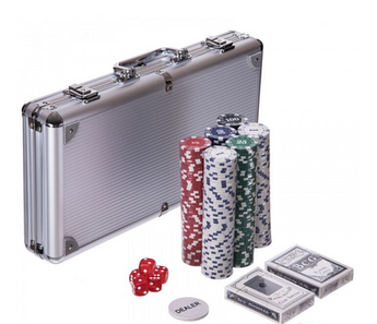 Гра настільна "Покер", в валізі, 300 фішок, D4