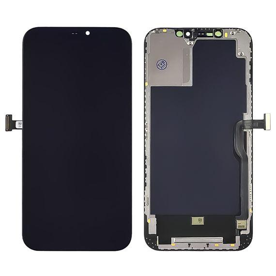 Дисплей для Apple iPhone 12 Pro Max з сенсорним склом (Чорний) ZY-IN CELL