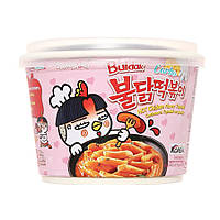 Корейські токпокі Пультак Карбонара в стакані (гострі), Samyang, 179 г