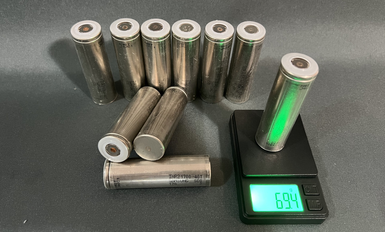 Аккумулятор 21700 Samsung 40T SDI Li-ion INR 4000 mAh 35 A (45 А)