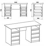 Стіл письмовий Декан 3, фото 10