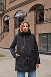Слінгокуртка для вагітних 3в1 Batumi чорна, фото 6