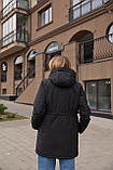 Слінгокуртка для вагітних 3в1 Batumi чорна, фото 8