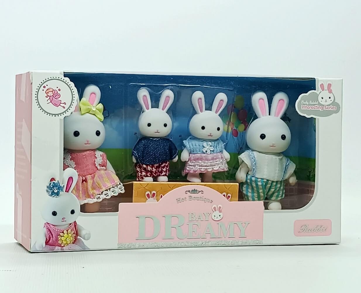 Набір фігурок «Bay Dreamy» флоксові зайці 6699