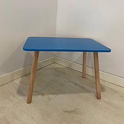 Стіл дитячий прямокутний ChildWood блакитний Kids Dream (Фанера)