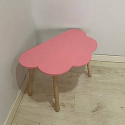 Стіл дитячий хмаринка ChildWood рожевий Kids Dream (Фанера)