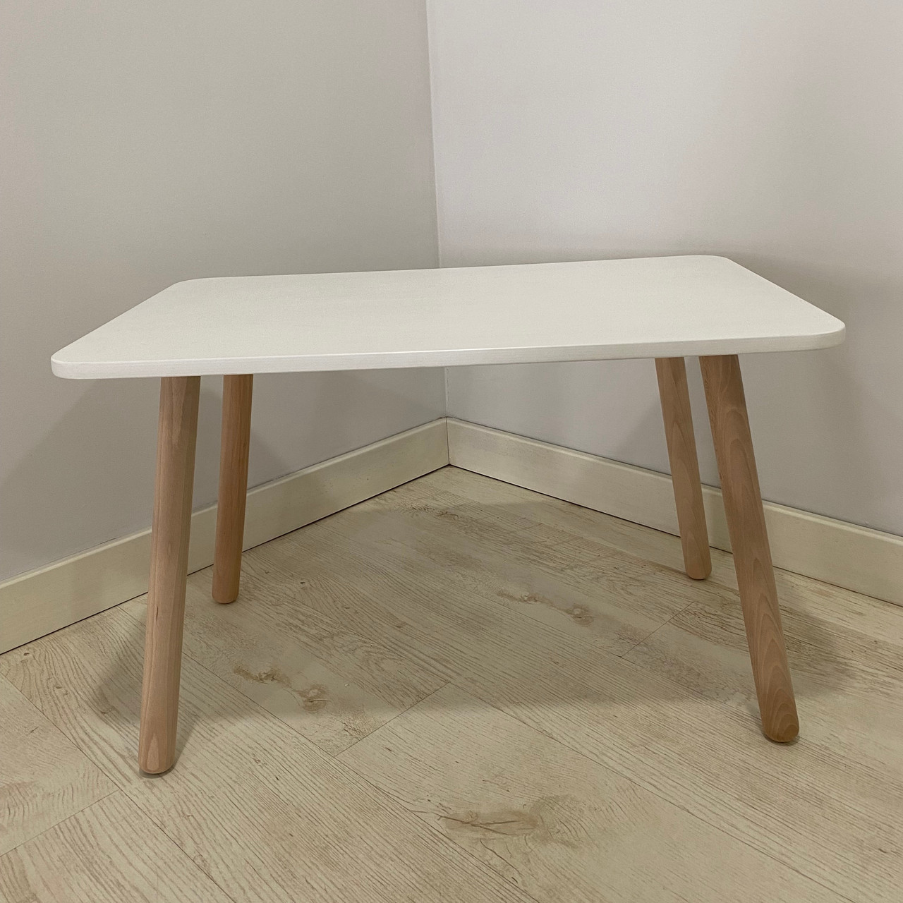 Стіл дитячий прямокутний ChildWood білий Kids Dream (Фанера), фото 1