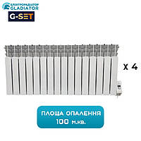 G-SET 100 система опалення комерційна електрична 6,0 кВт (16Тх4) Gladiator
