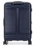 Набір валіз Франція (L M S-3шт) полікарбонат синий/Airtex 649, фото 9
