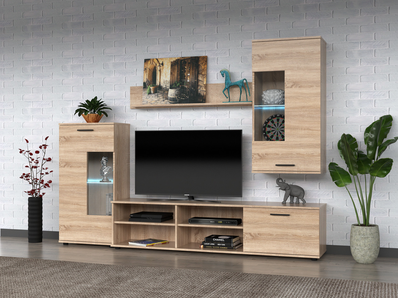 Меблева стінка Antigona  Accord, колір   дуб сонома