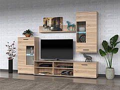 Меблева стінка Antigona Accord, колір дуб сонома