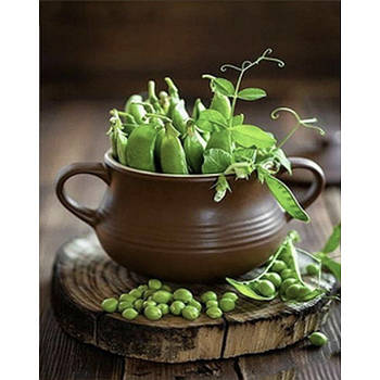 Алмазна мозаїка Зелений горошок 30х40 см Strateg (HEG86042)