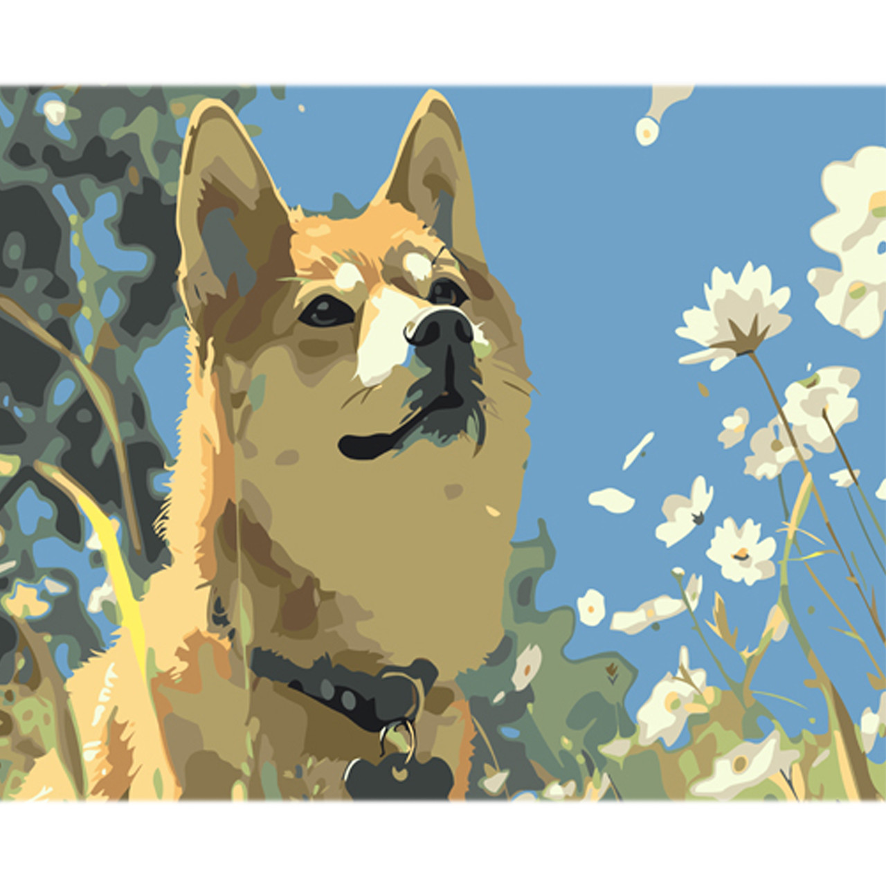 Картина за номерами Вірний погляд 30х40 см Strateg (LY61), фото 1