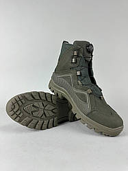 Черевики зимові ULTIMATUM Bison на автошнурівці Олива B-144