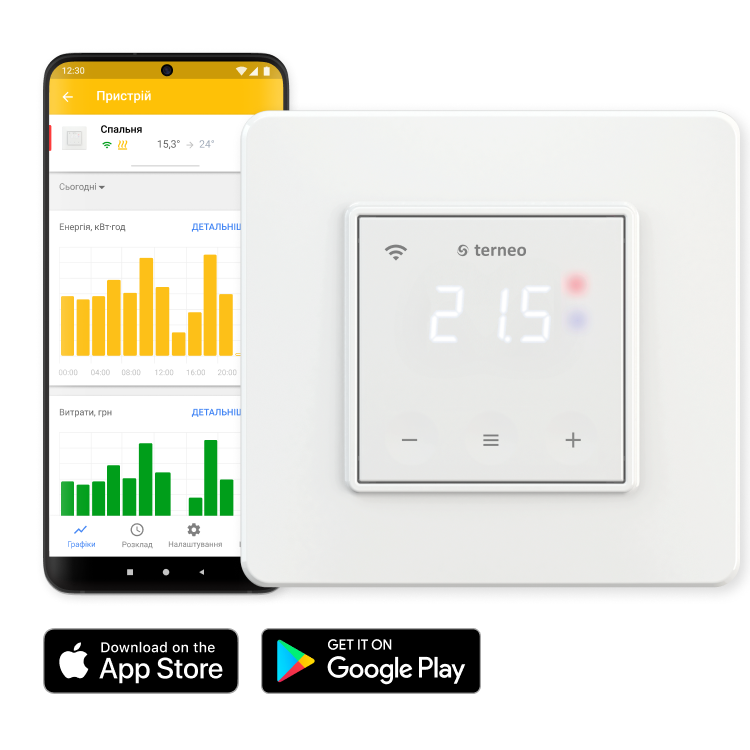 Terneo SX - програмований регулятор з WiFi