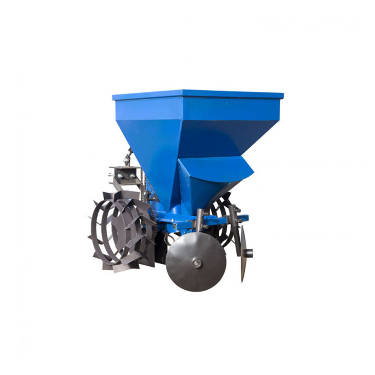 Саджалка картоплі для мототрактора (+бункер для внесення добрив)