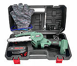 Мініпила ланцюгова акумуляторна 4", 24 В  Bass Polska 8322 з двома акумуляторами та зарядним пристроєм, фото 9