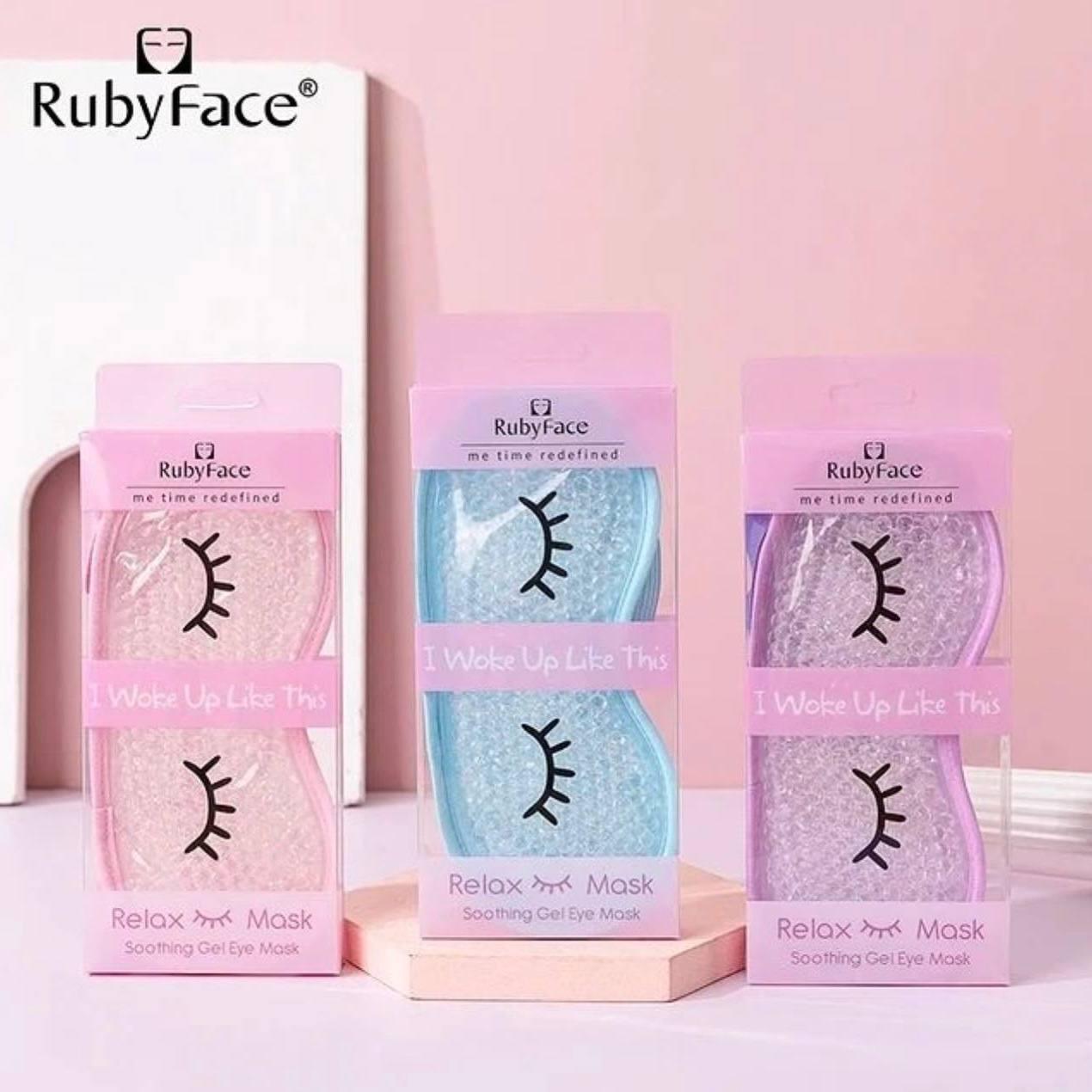 Охолоджувальна маска для очей із силіконовими кульками Ruby Face Relax Mask