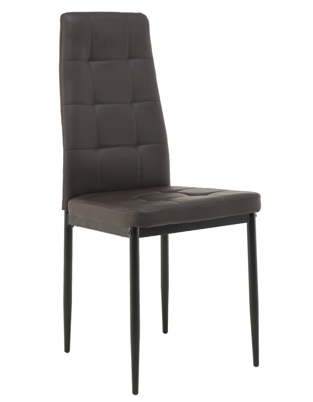 Стілець N-66 - 2 кожзам коричневий TM Vetro Mebel