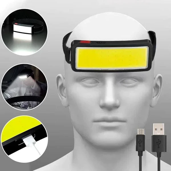 Налобний ліхтар G14, яскравий COB-ліхтарик для робочого простору