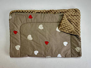 Ковдра плед ПЛЮШ дитяча МИНКИ, бавовна, мікрофібра, покривало для немовлят, новонародженої дитини в ліжечко