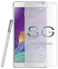 М'яке скло для Samsung Note 4 на екран поліуретанове SoftGlass