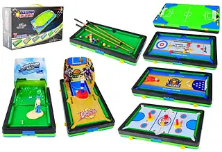 Настільна гра B2112 7в1 боулінг, більярд, футбол, баскетбол, гольф, хокей, керлінг