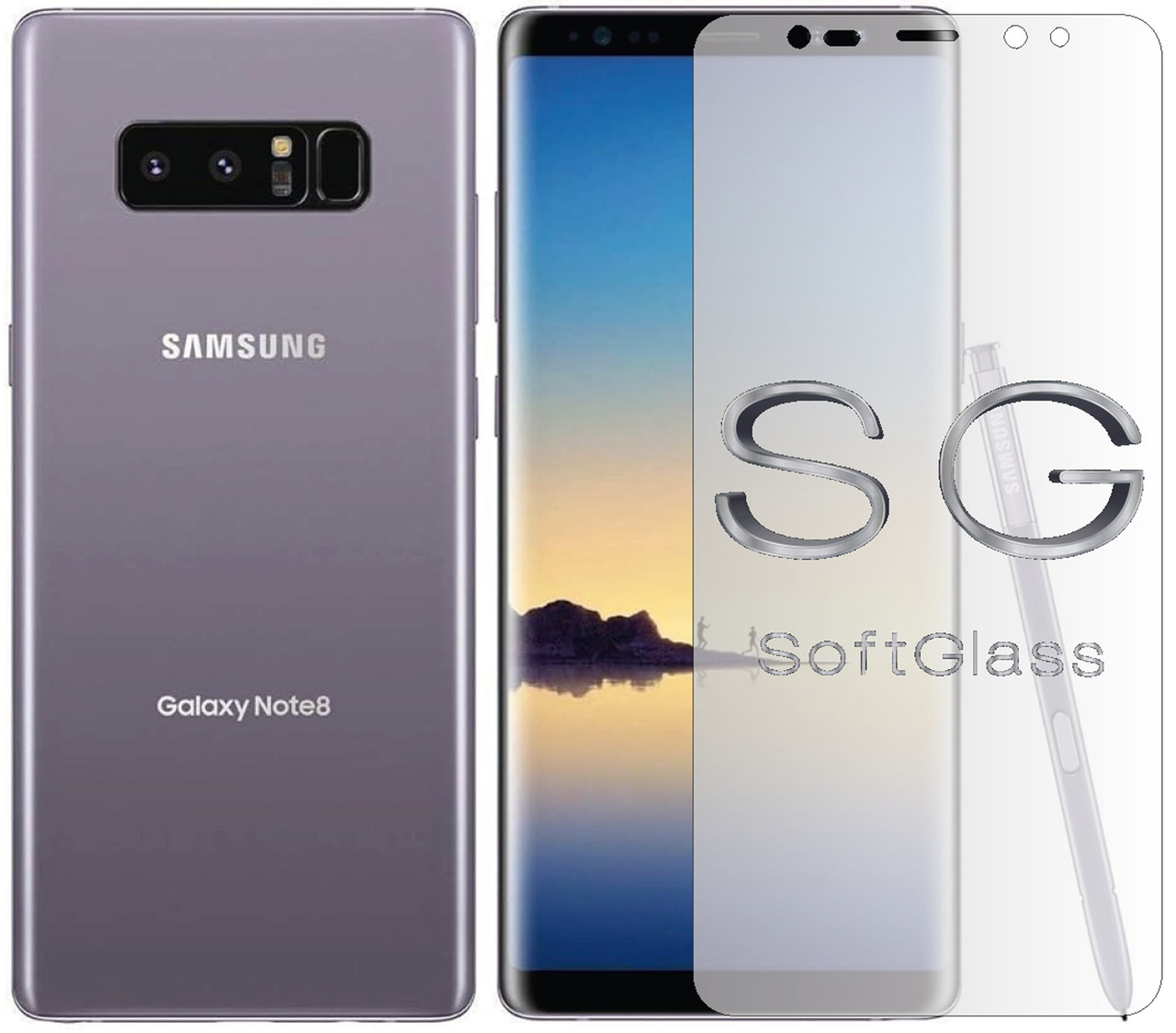 М'яке скло для Samsung Note 8 N950 на екран поліуретанове SoftGlass