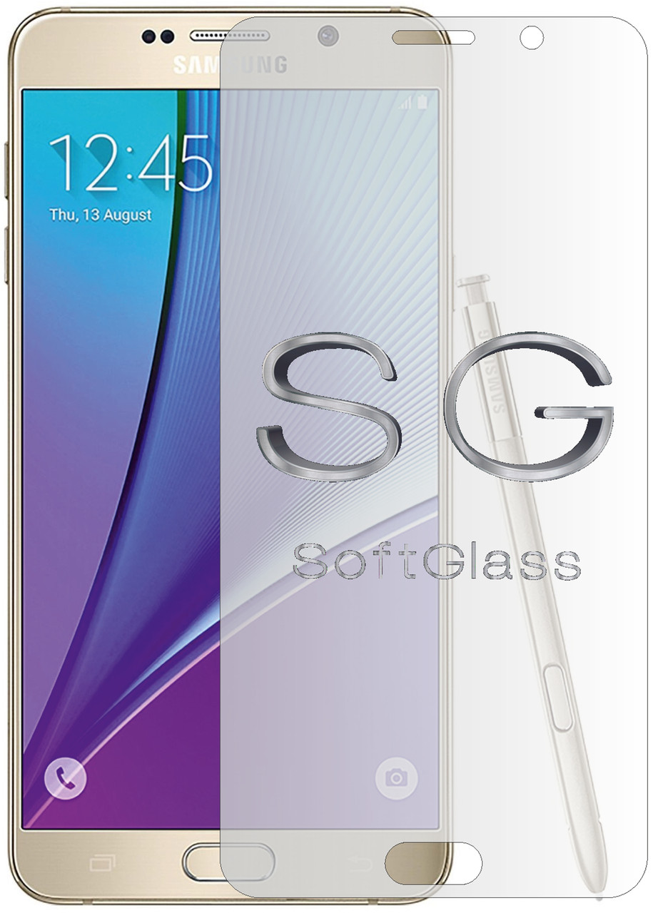 М'яке скло для Samsung Note 5 N920 на екран поліуретанове SoftGlass