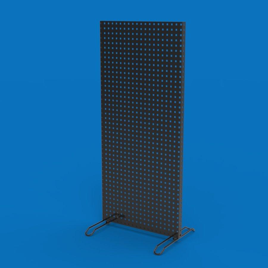 Перфорований стенд настільний 30х70, прямий, чорний