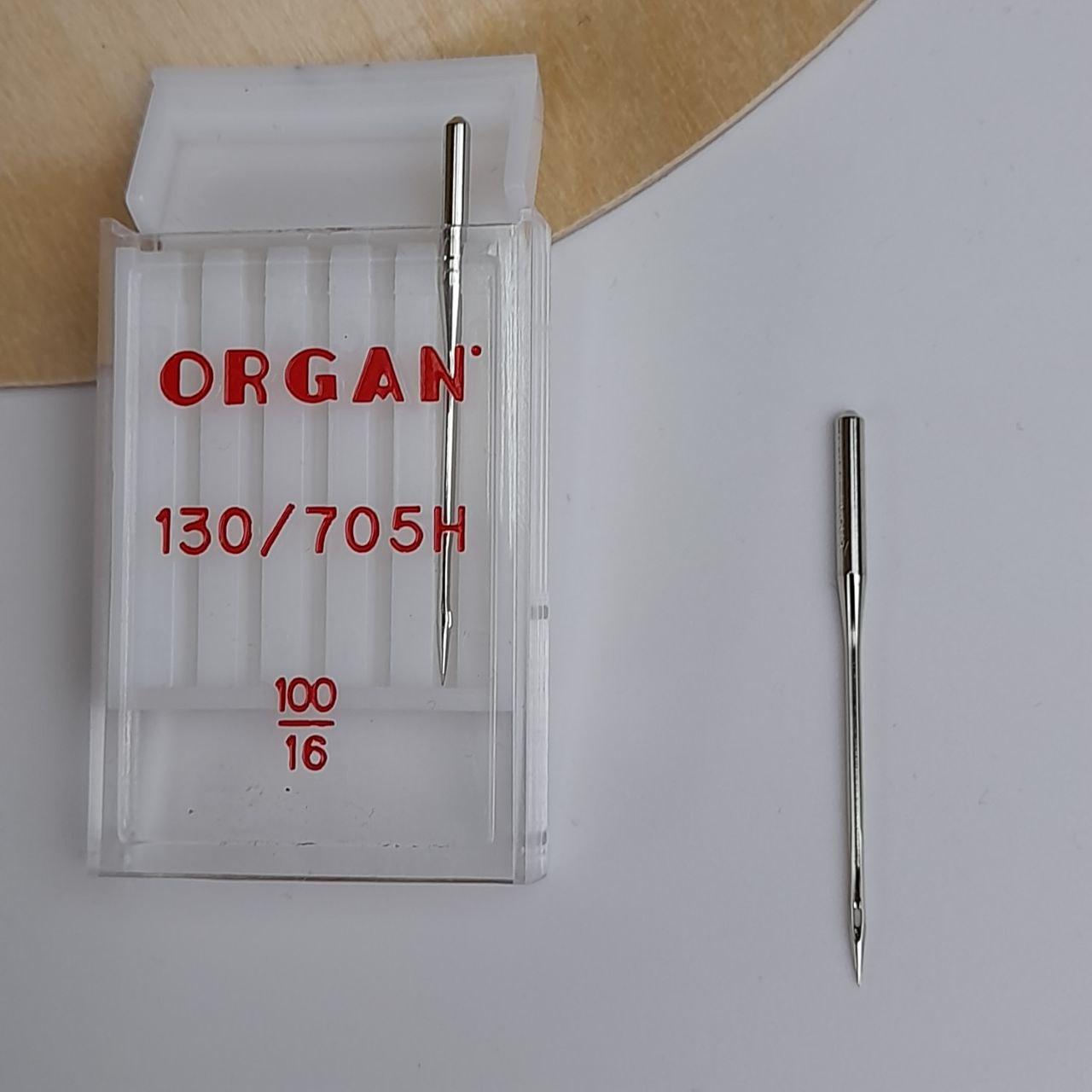 Голки для побутових швейних машин ORGAN стандарт №100 (5шт.), фото 1