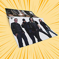 Зошит А5 на скобі 48 л. карта Tokio Hotel 002