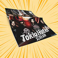 Зошит А5 на скобі 48 л. карта Tokio Hotel 005