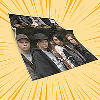 Зошит А5 на скобі 48 л. карта Tokio Hotel 009