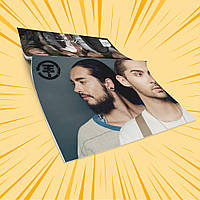 Зошит А5 на скобі 48 л. карта Tokio Hotel 010